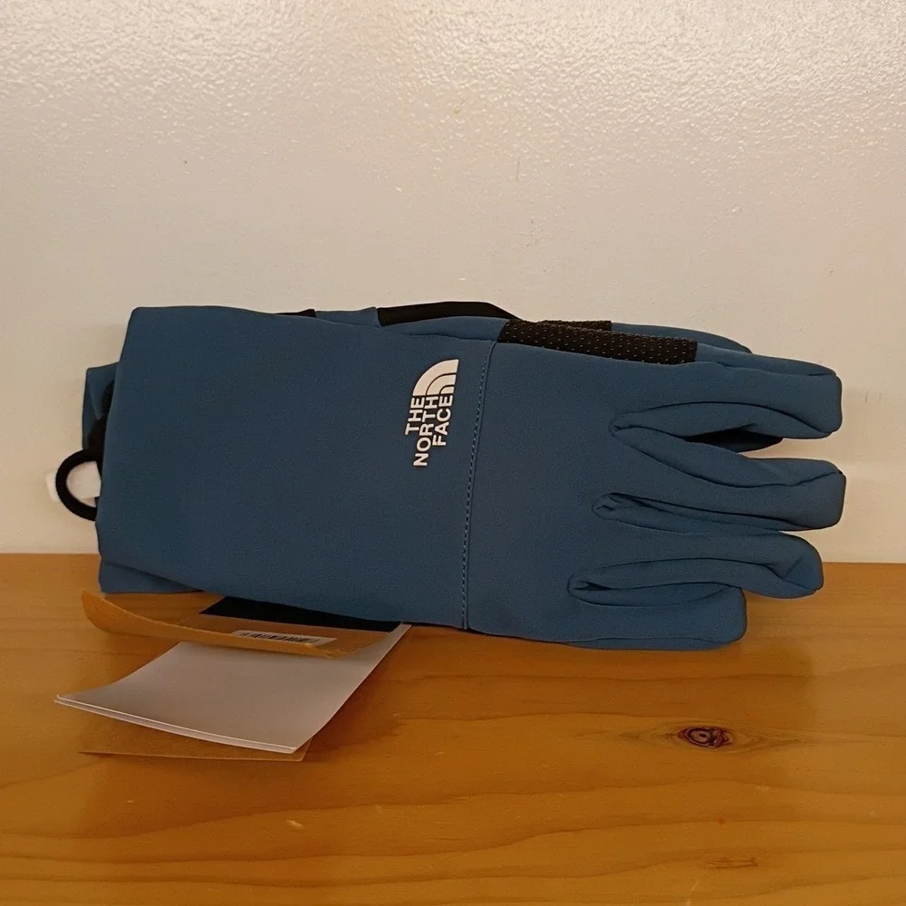 The North Face Men's Apex Etip Gloves - Size S Insulated Blue‎ Touchscreen